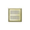 Purus Square Chess Purus Square Rib mässing 154x154